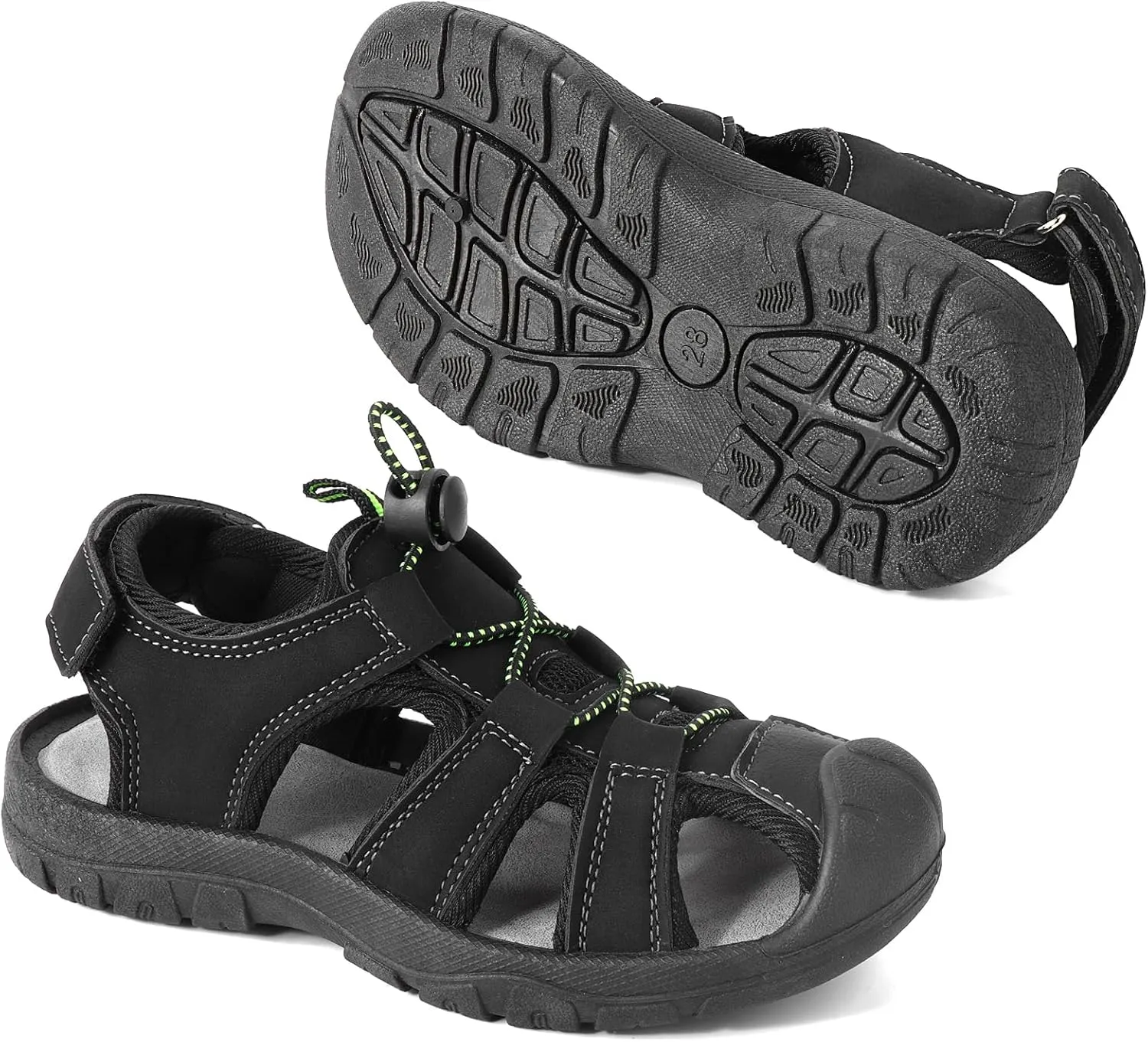 Daclay Boys' Casual Sports Kids Sandals Breathable Lightweight Fashionable Children's Outdoor Girls' Sandals