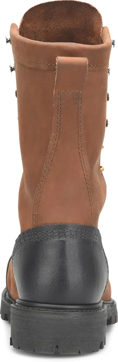 Matterhorn Copper Internal 10" Met Guard Steel Toe, Durable Men's Industrial & Construction Boot, Slip-Resistant Sole