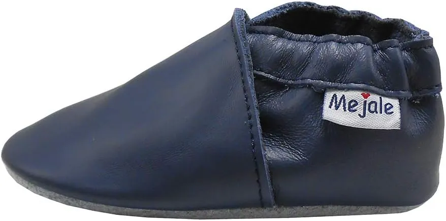Mejale Baby Leather Shoes Infant Toddler Soft Sole Moccasins Shoes Boys Girls Pre-Walkers