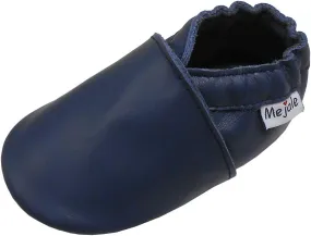 Mejale Baby Leather Shoes Infant Toddler Soft Sole Moccasins Shoes Boys Girls Pre-Walkers