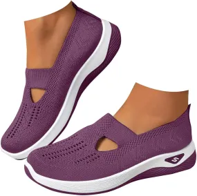 Orthopedic Shoes for Women, Womens Non-Slip Walking Sneakers Breathable Tennis Shoes Comfortable Mesh Slip On Shoes